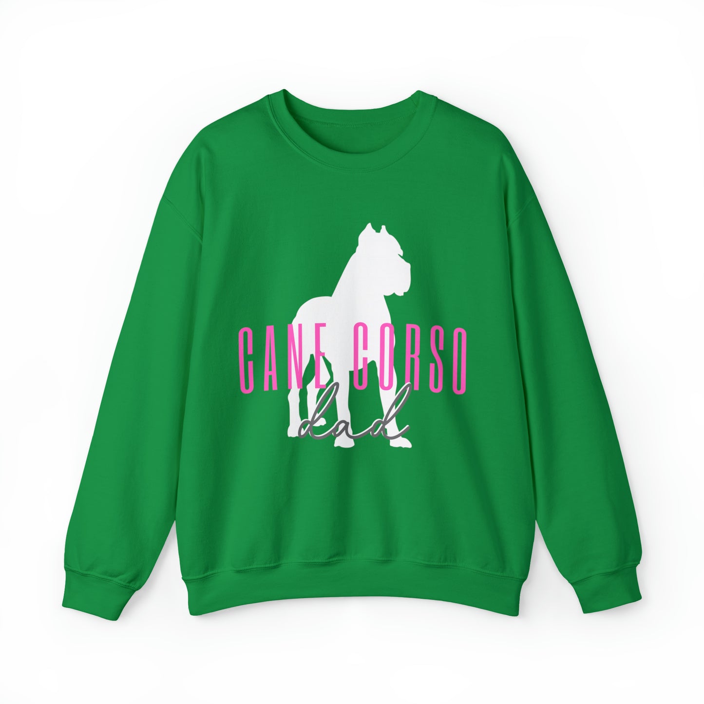 green cane corso dad sweatshirt