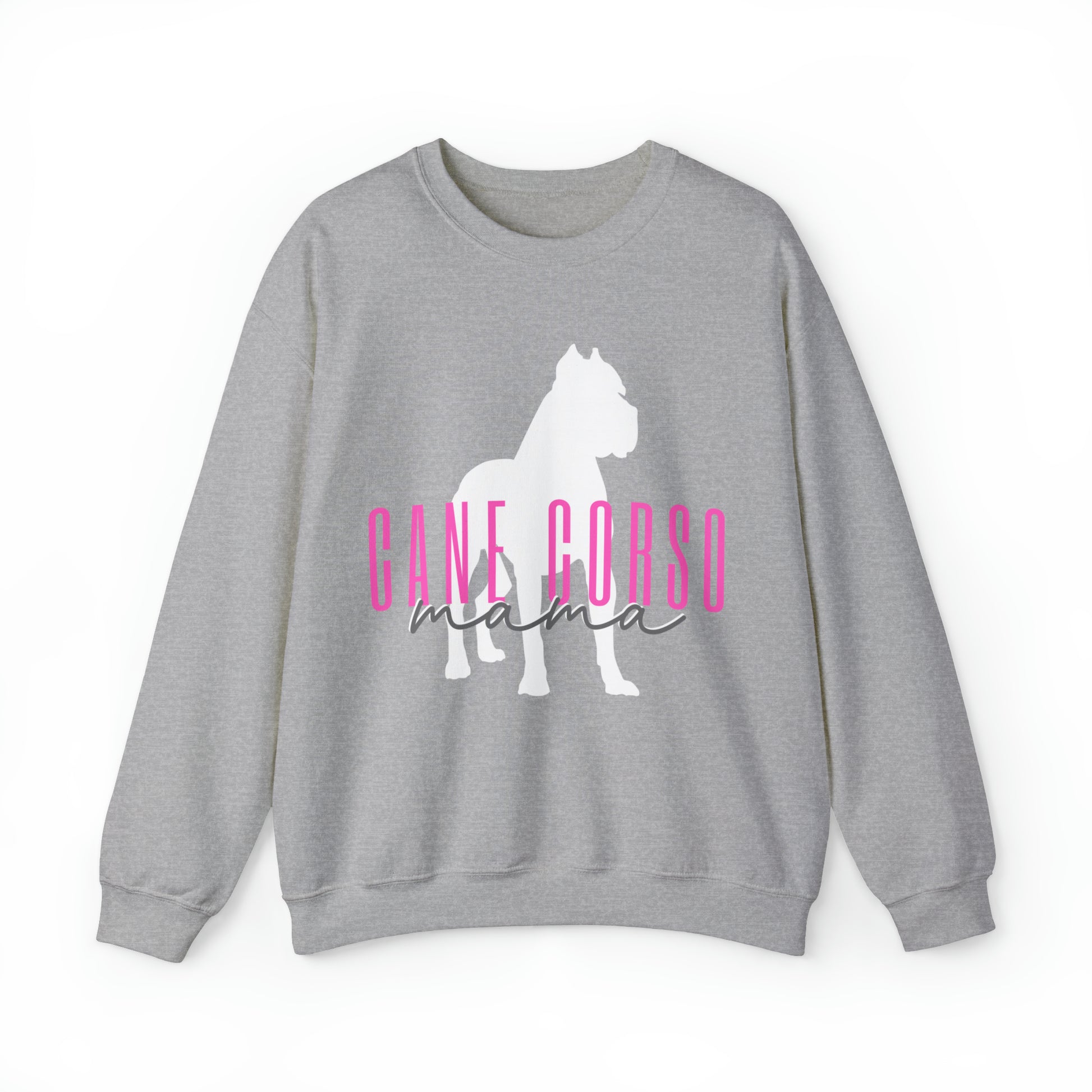 sport grey cane corso mama sweatshirt