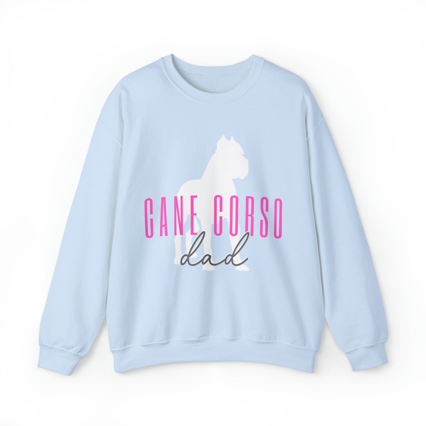 blue cane corso dad sweatshirt