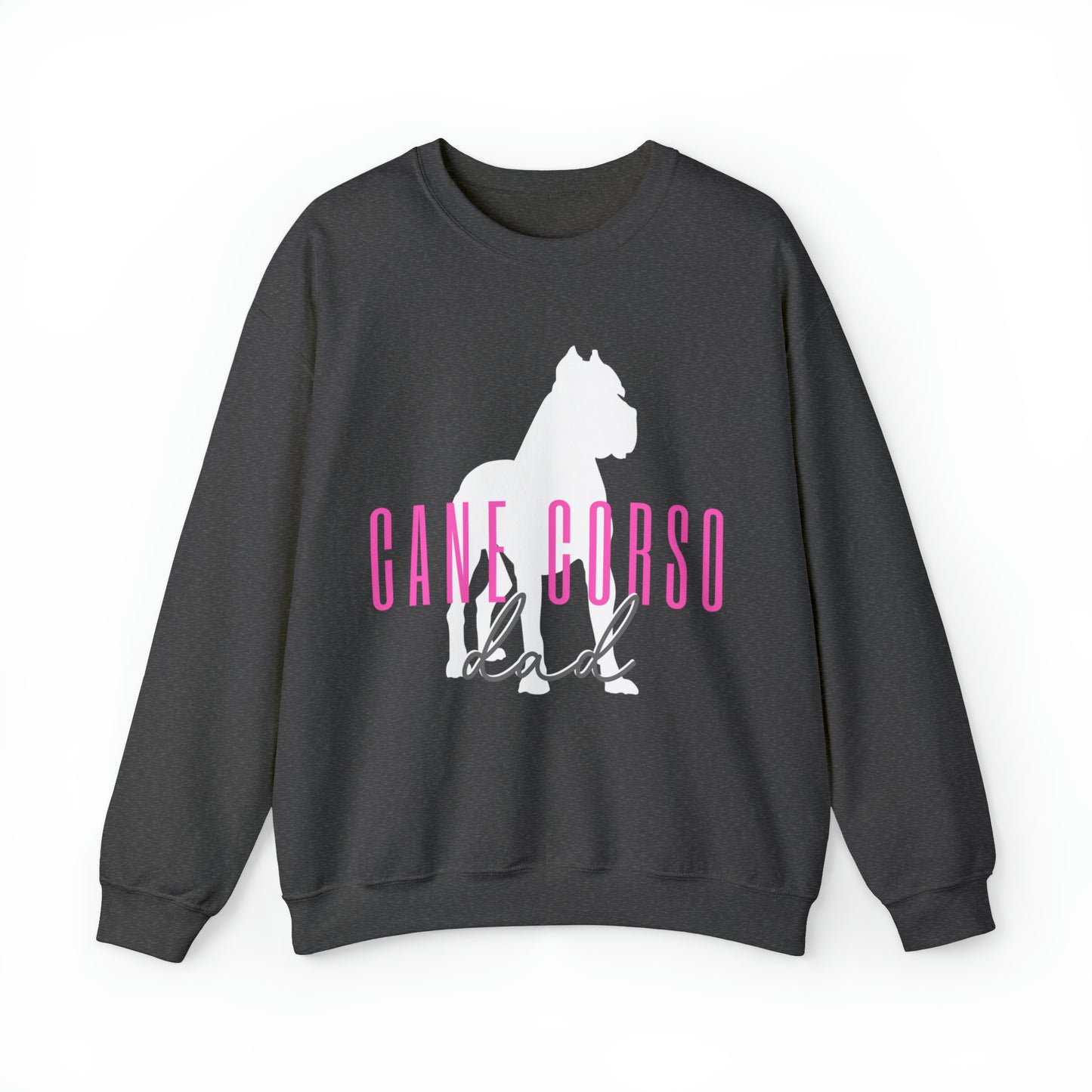 grey cane Corso Dad Sweatshirt