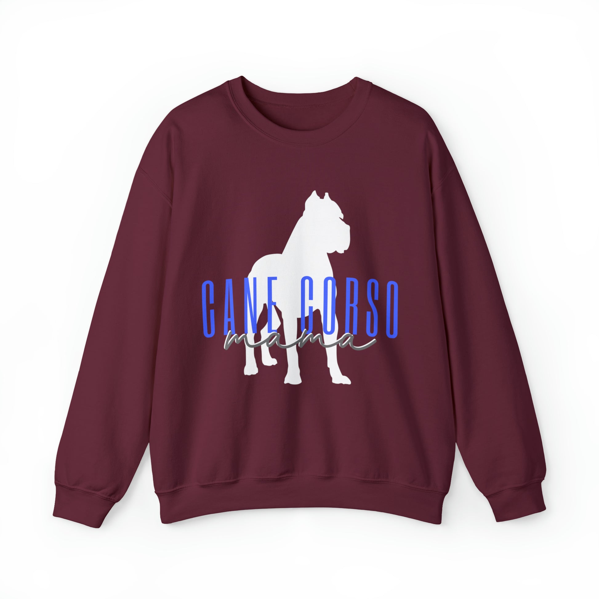 burgundy cane corso sweatshirt