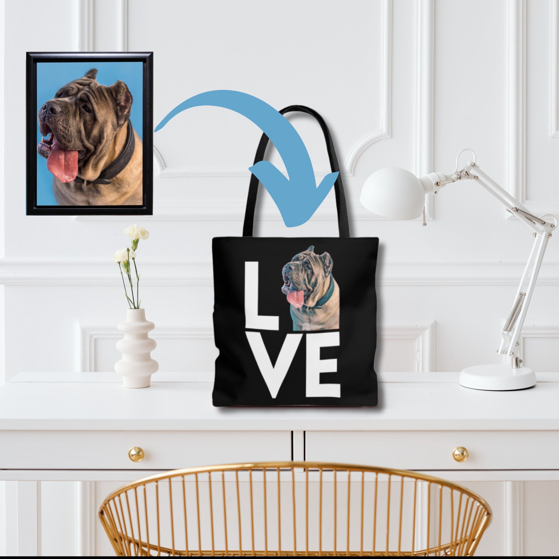 Custom Photo Pet Tote