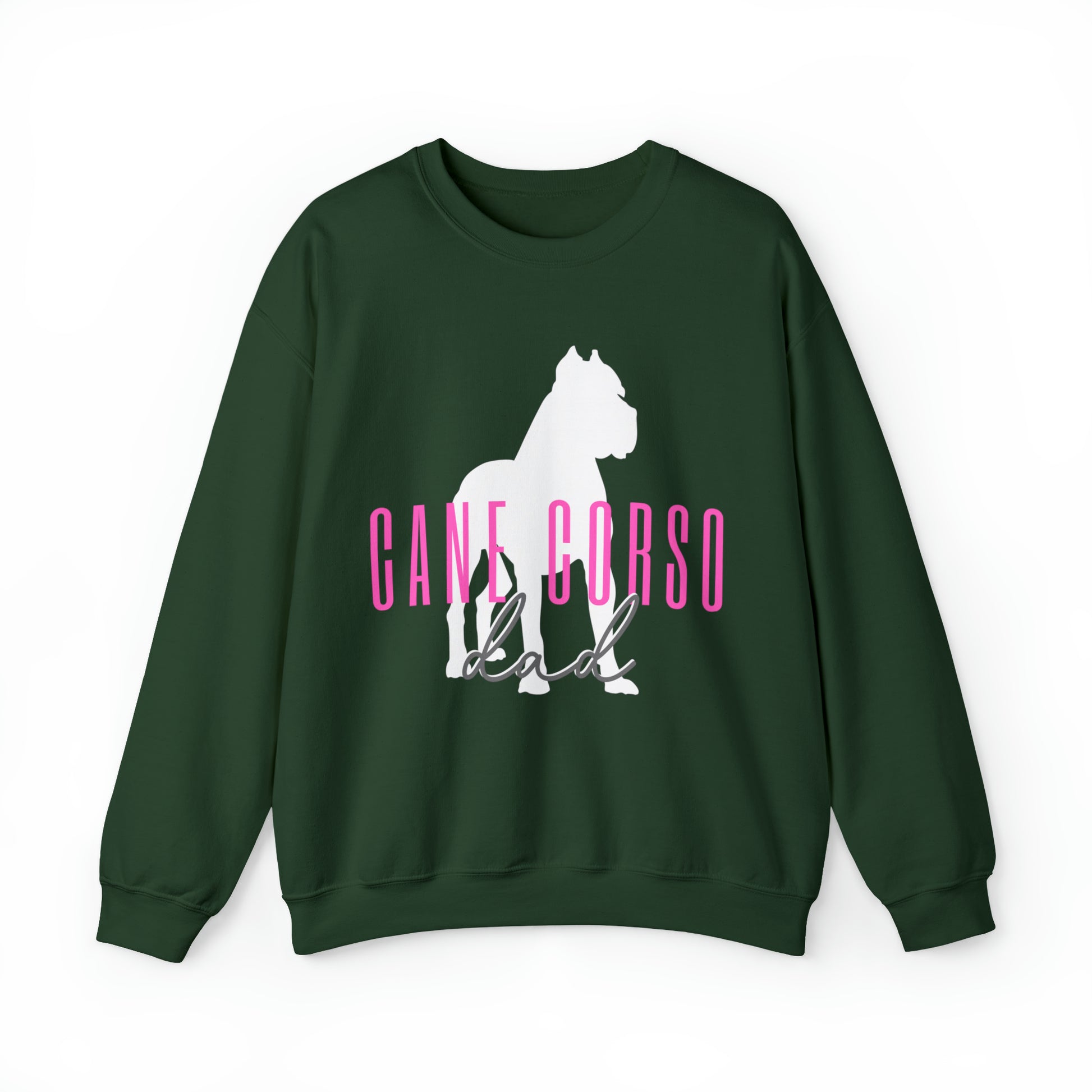 green cane corso dad sweatshirt