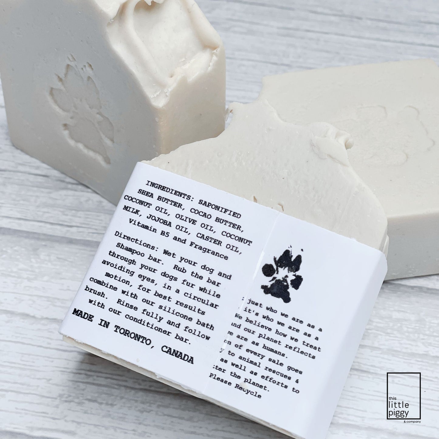 Zero Waste XL Dog Shampoo Bar 6.5 oz - Beach Babe