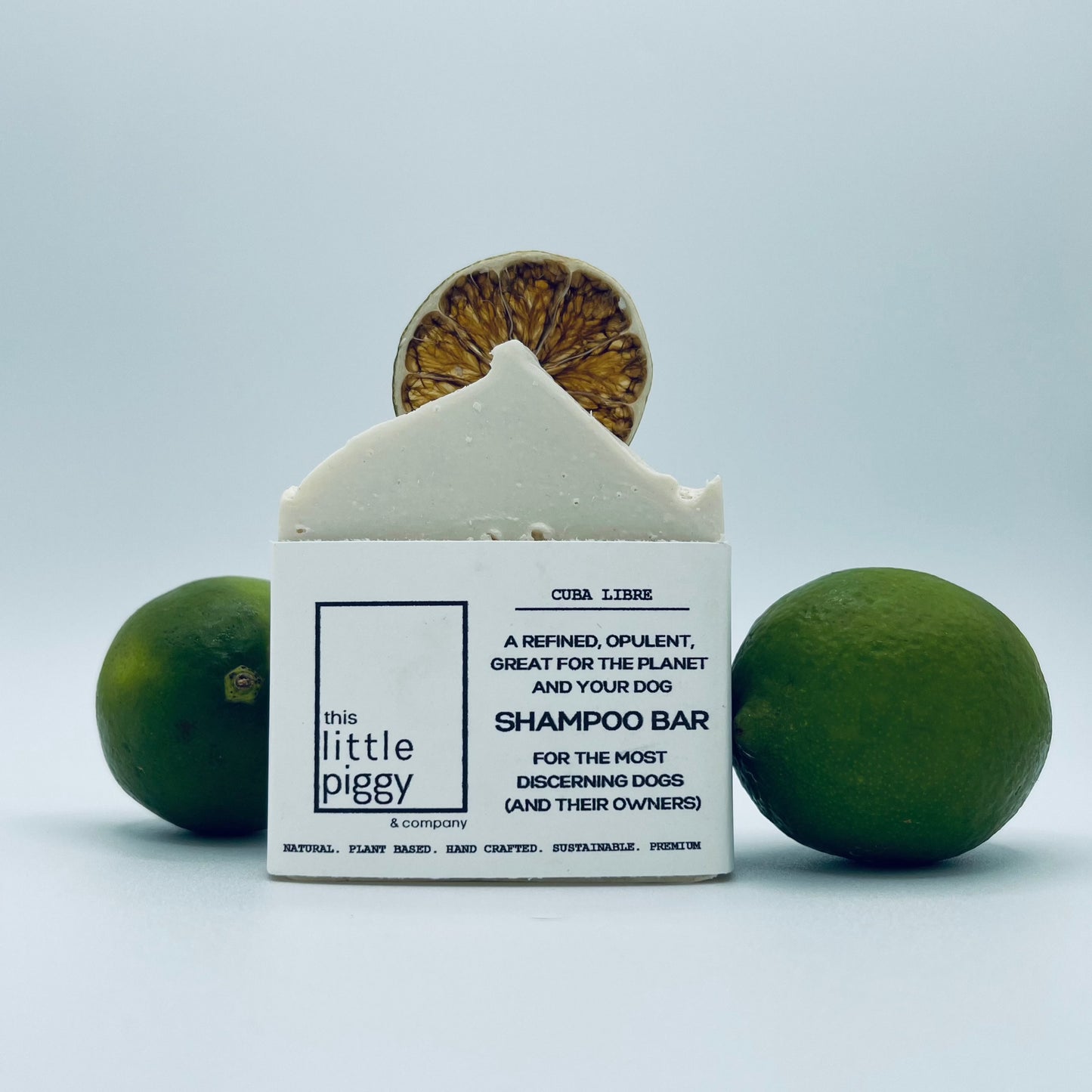 Cuba Libre Dog Shampoo Bar, Front View