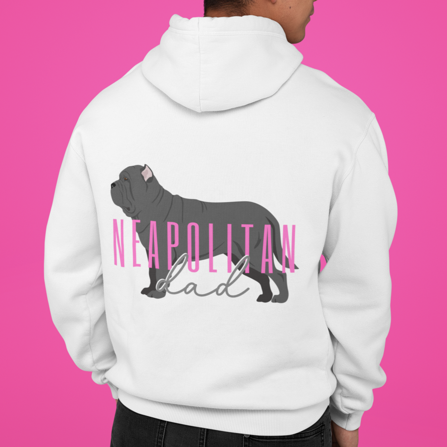 Custom Neapolitan Mastiff Daddy Hoodie | Neapolitan Dad Sweater | Custom Neapolitan Dad Sweatshirt | Custom Gift for Neapolitan Mastiff Dad,dog dad gifts,dog dad shirt,best dog dad ever,dog gift,Neapolitan Mastiff,Neapolitan,Mastiff shirt,Mastiff gifts,Mastiff tshirt,Mastiff t-shirt,Mastiff dad,Mastiff gift,Mastiff dog