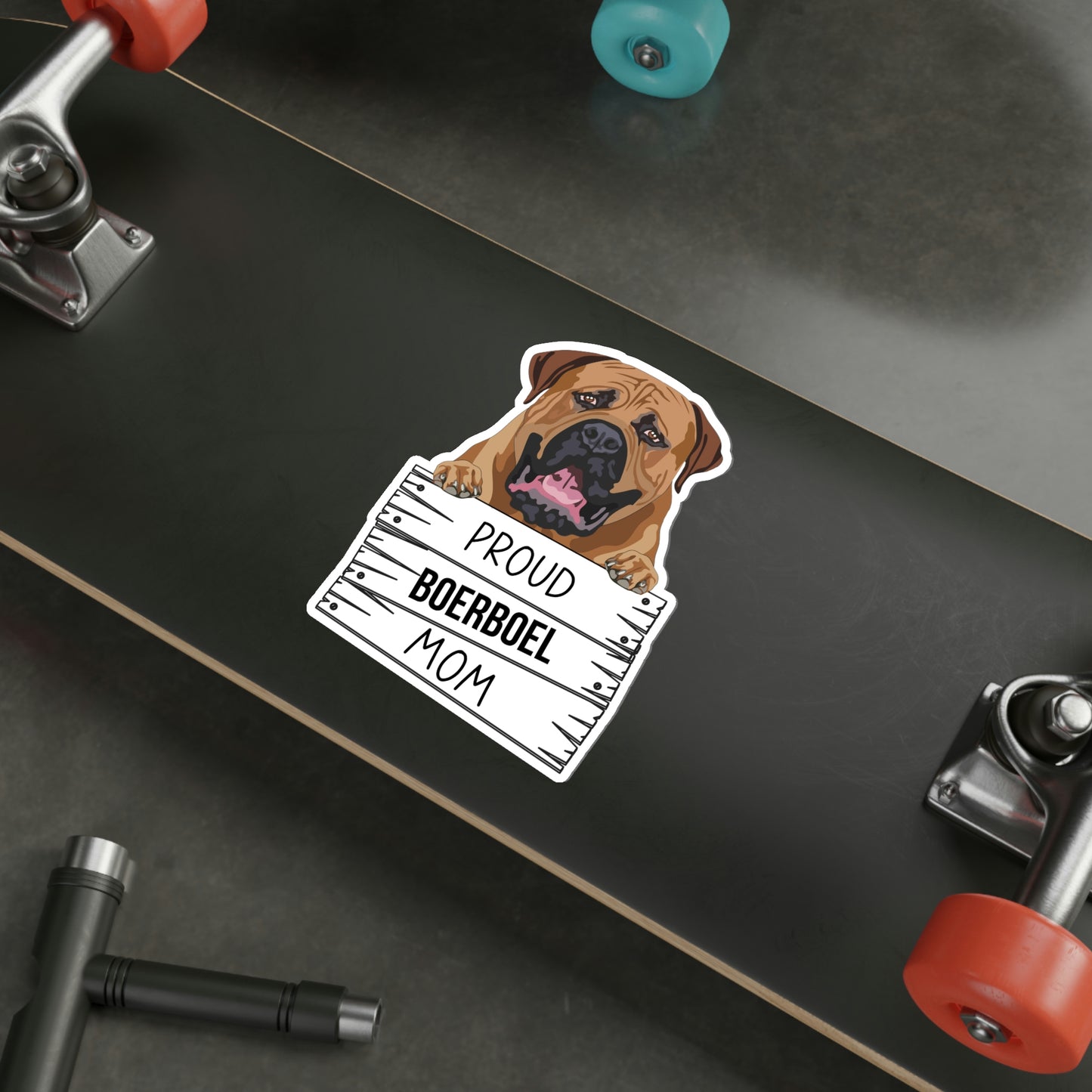 Boerboel Mom Die-Cut Stickers