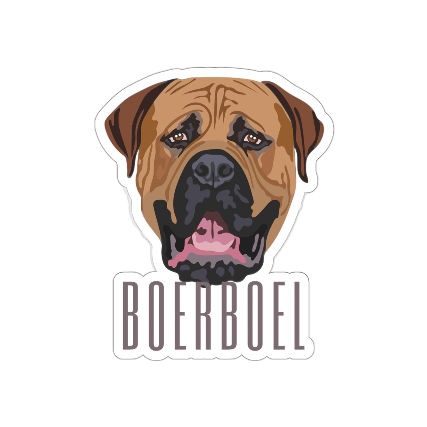 Boerboel Die-Cut Sticker