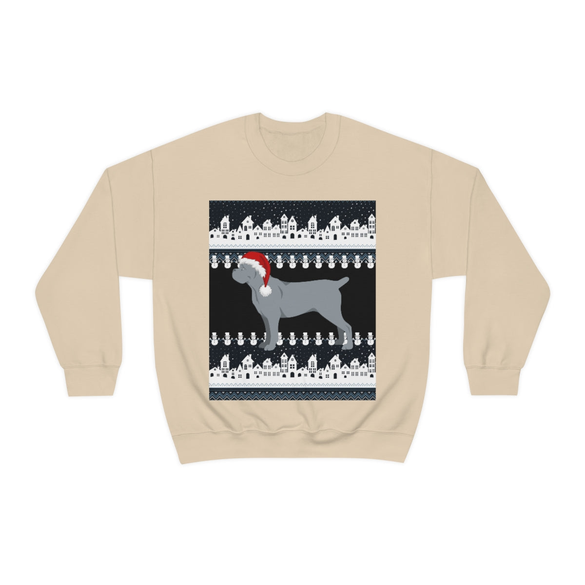 Cane Corso Ugly Christmas Sweater - Customizable