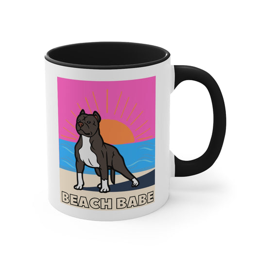 Beach Babe Pitbull Mug