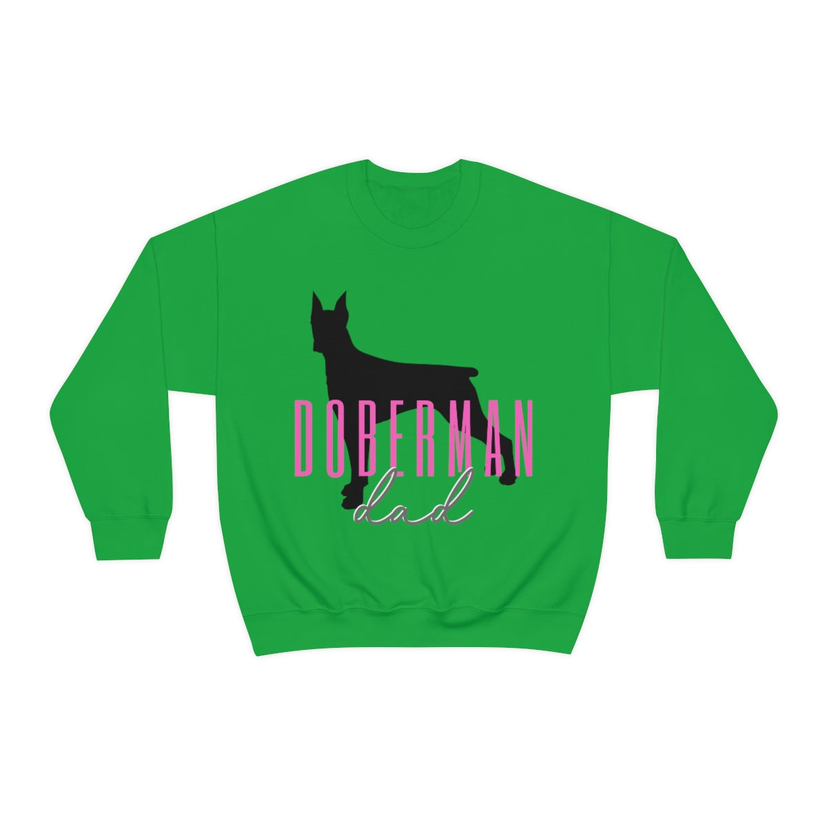 Doberman dad Crewneck Sweater - Customizable