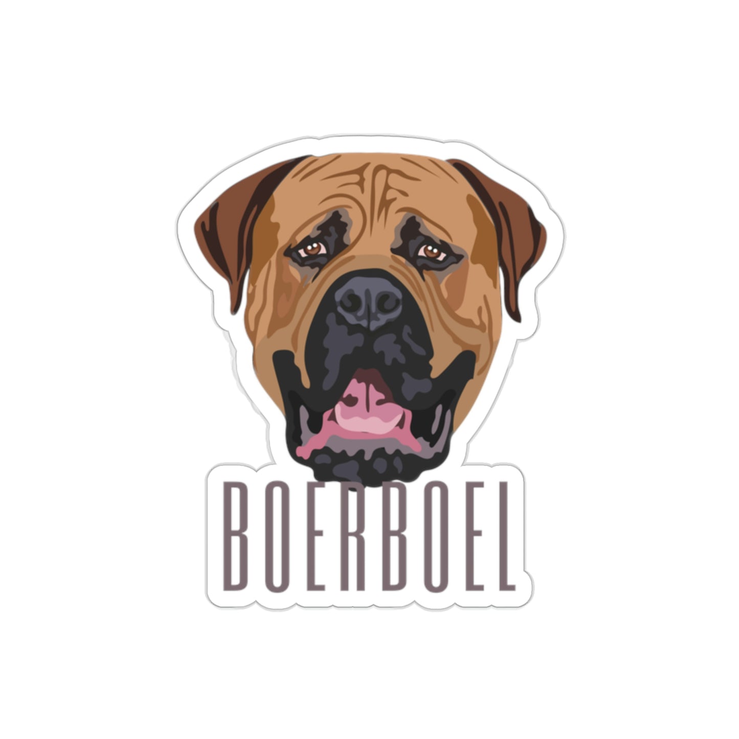 Boerboel Die-Cut Sticker