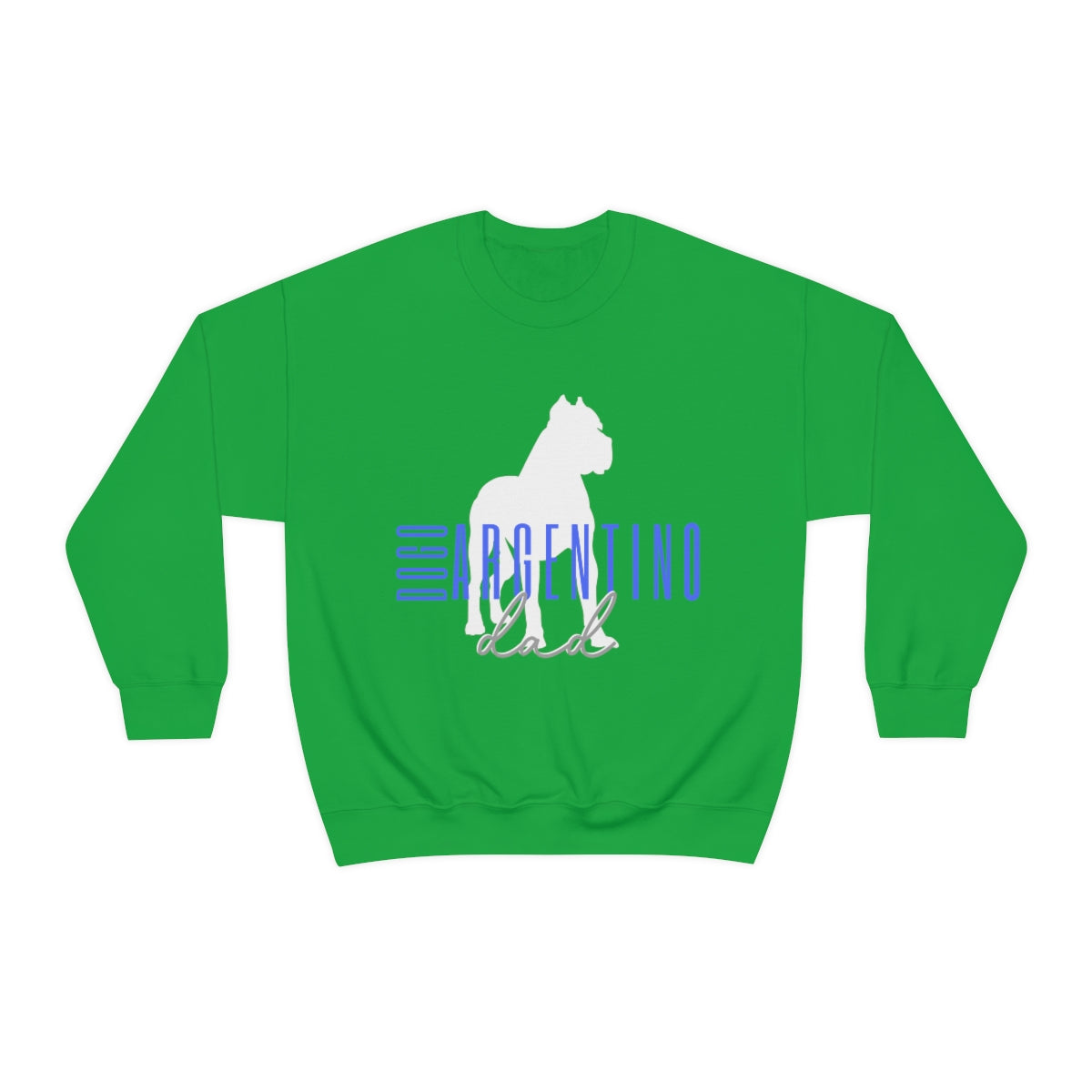 Dogo Argentino Dad Crewneck Sweater - Customizable