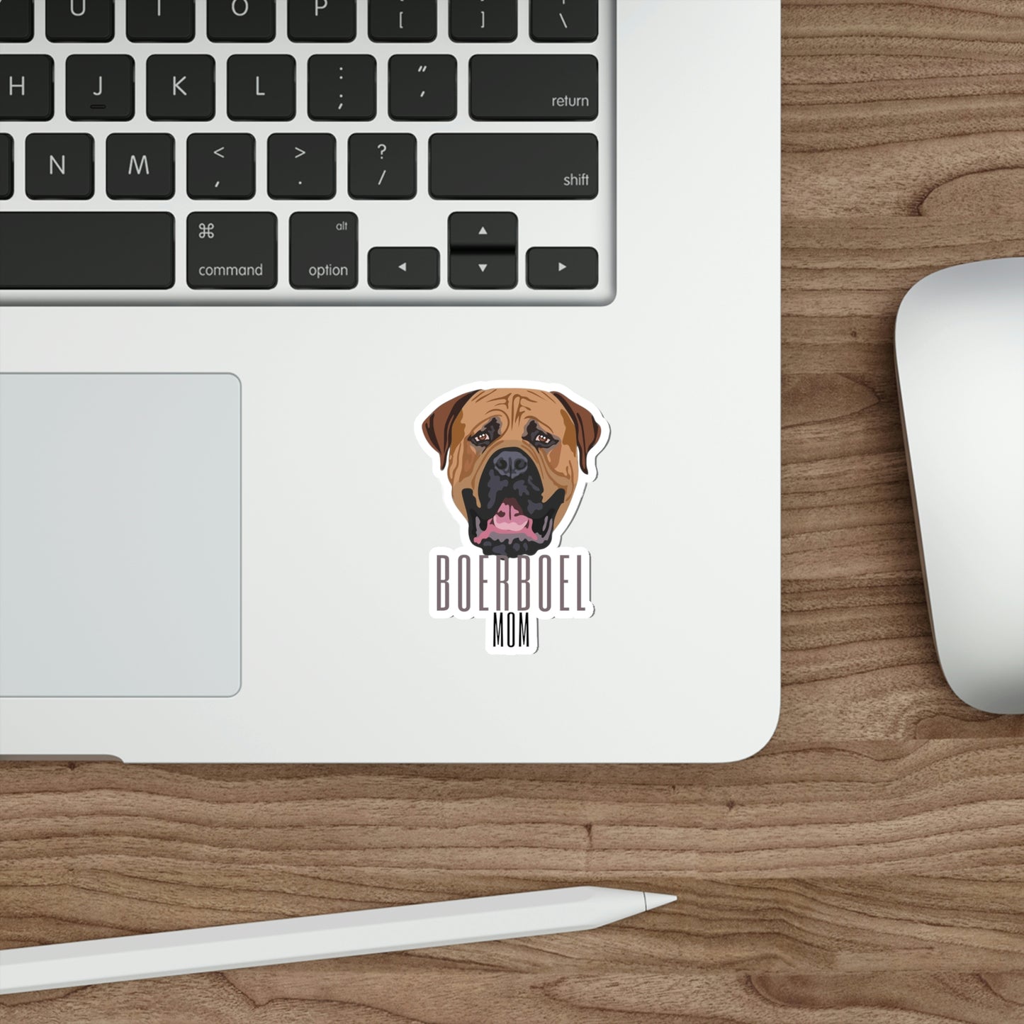 Boerboel Mom Die-Cut Sticker Car Decal