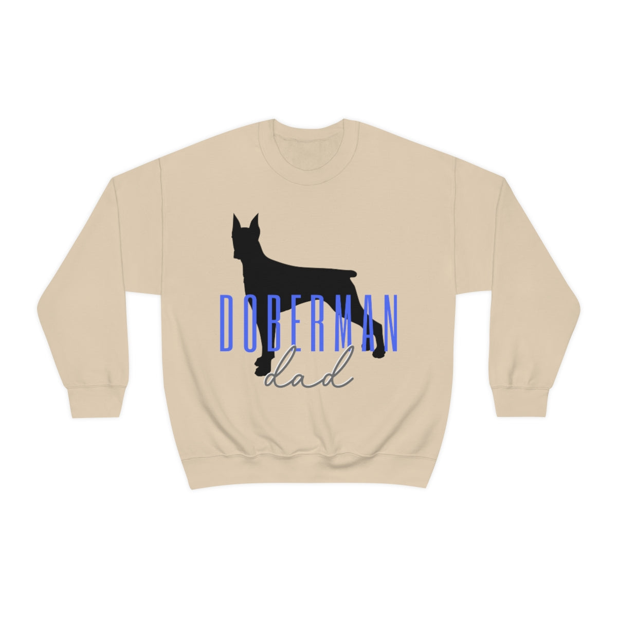 Doberman dad Crewneck Sweater - Customizable