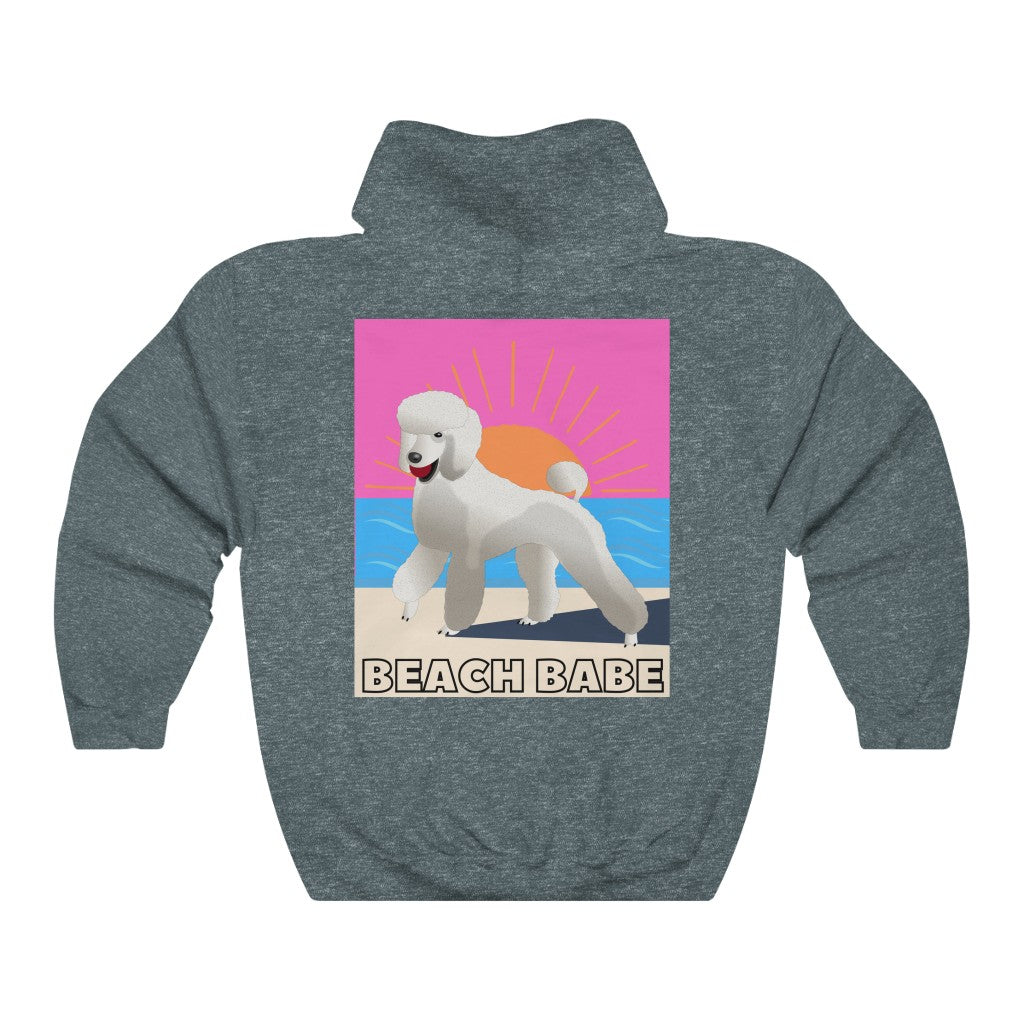 Beach Babe Poodle Hoodie