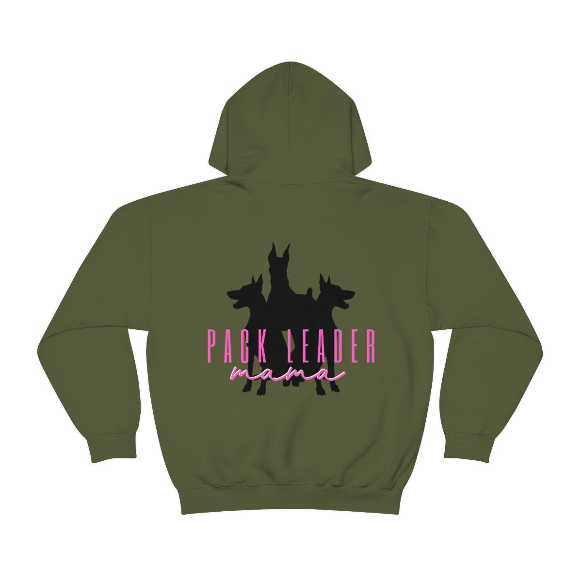 Customizable Pack Leader Mama Hoodie - Custom Dog Silhouettes