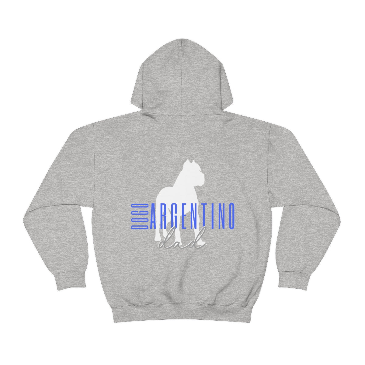 Dogo Argentino Dad Hoodie - Customizable