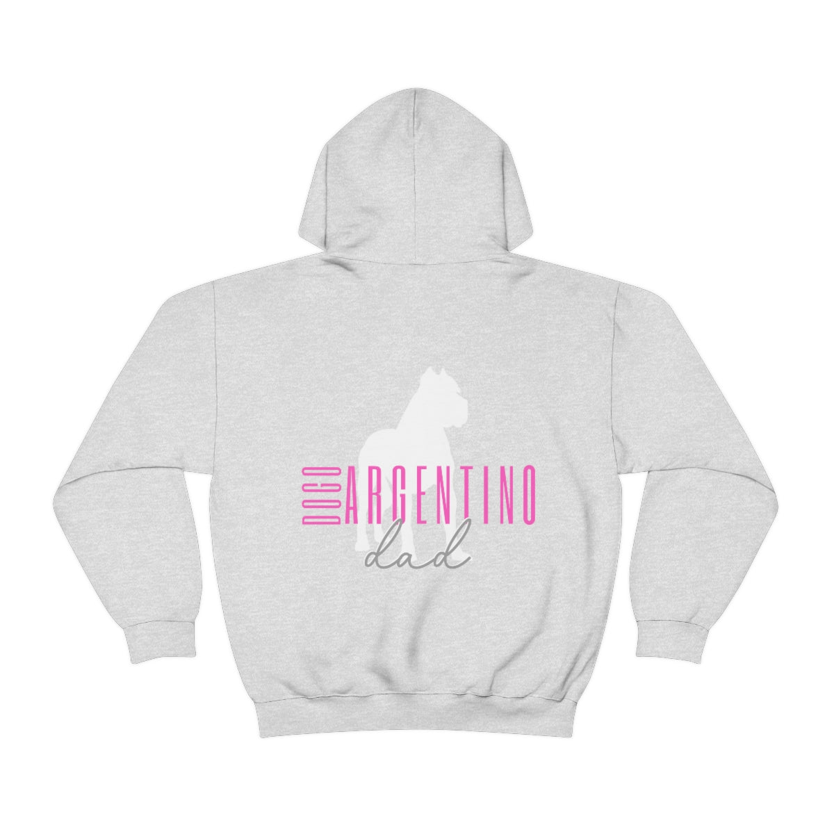 Dogo Argentino Dad Hoodie - Customizable