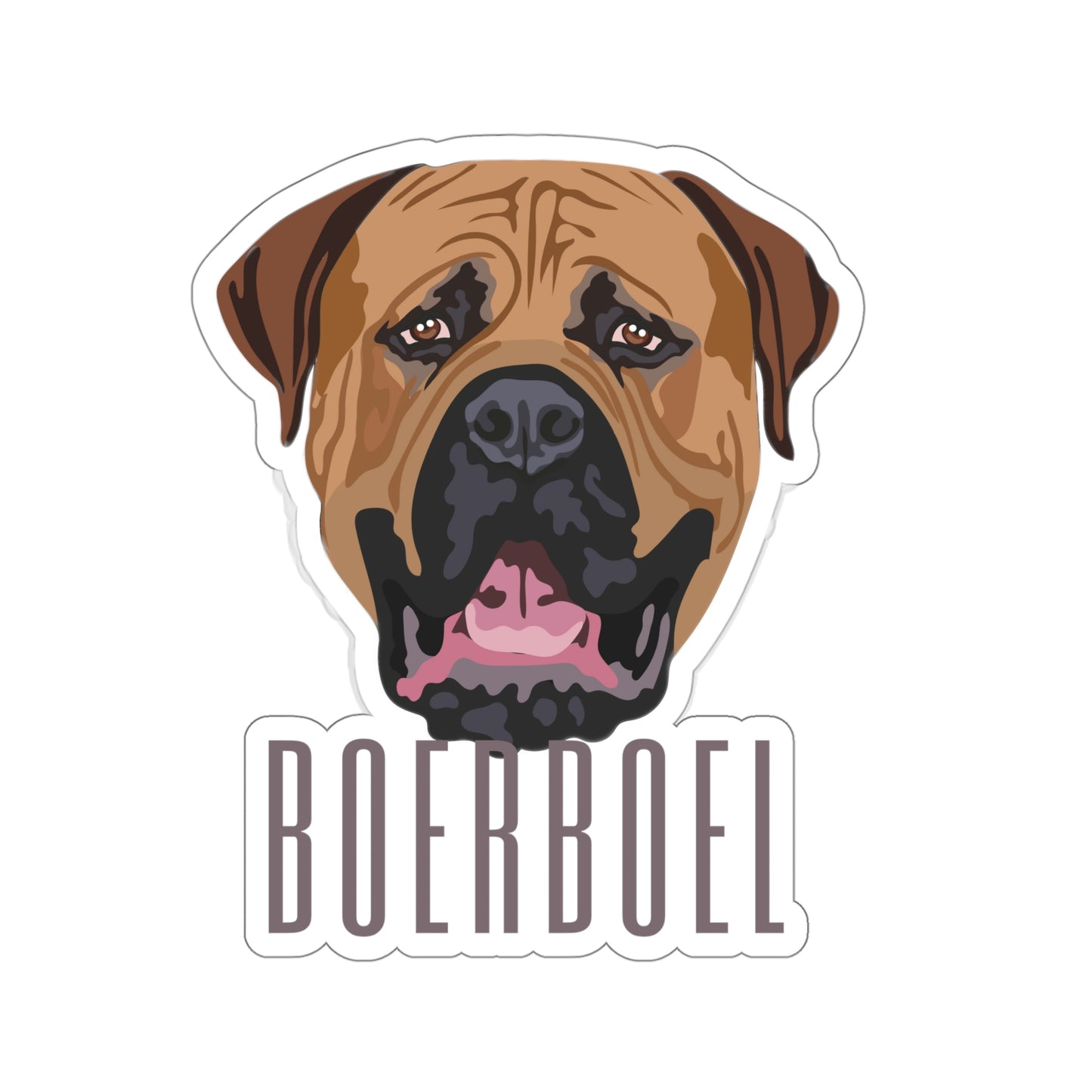 Boerboel Kiss-Cut Sticker