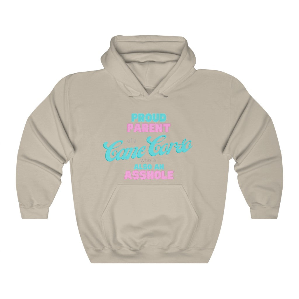 Parent of Cane Corso Asshole Hoodie | Dog Mom Sweater | Dog Dad Hoodie | New Dog Gift | New Puppy Gift | Cane Corso Lover | swearing