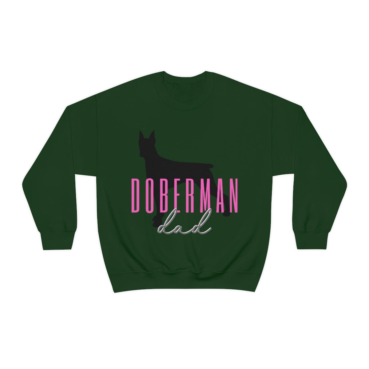 Doberman dad Crewneck Sweater - Customizable