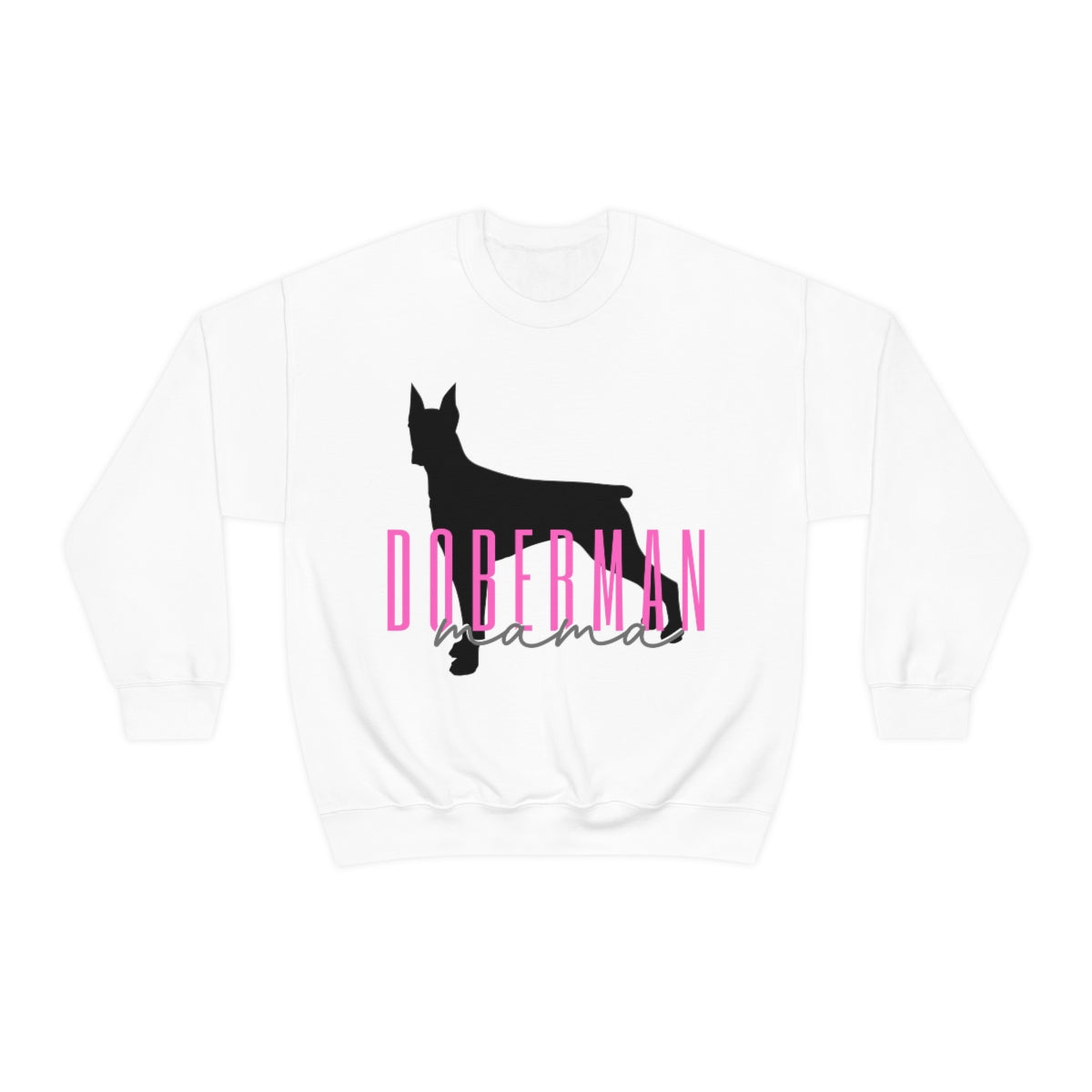 Doberman mama Crewneck Sweater - Customizable