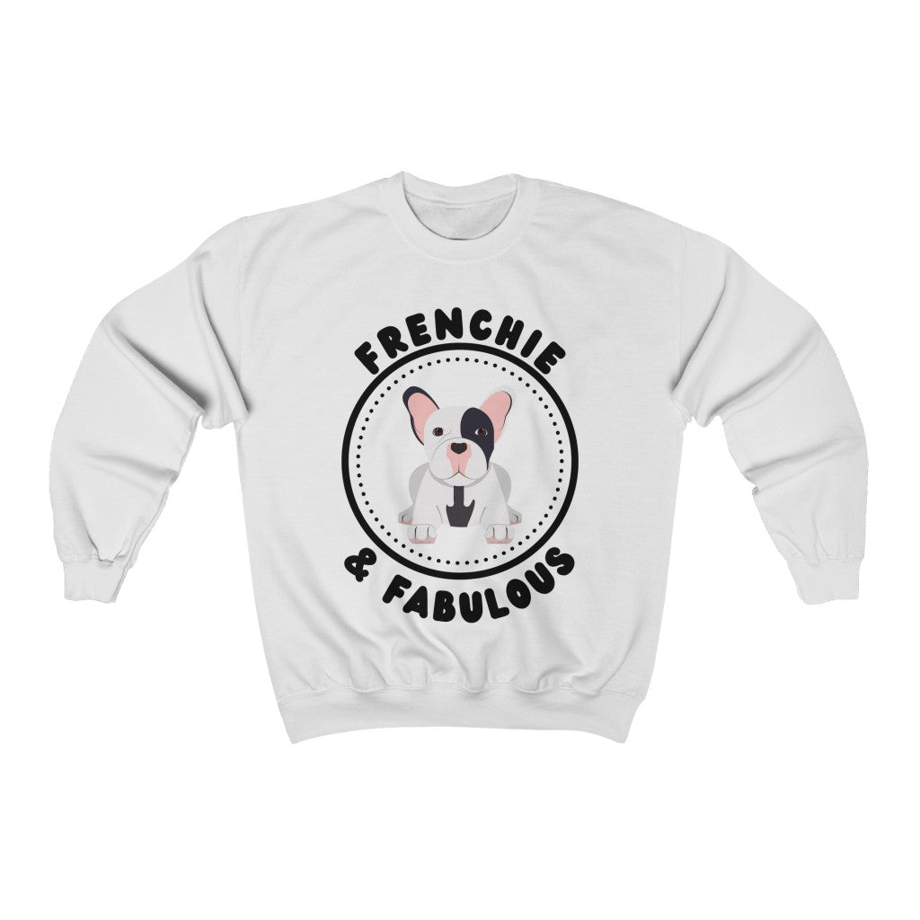 Frenchie & Fabulous Sweatshirt | Dog Mom | Dog Dad | Dog Mama | Frenchie Mom | French Bulldog | Dog Life | New Dog Mom Gift | Frenchie tee