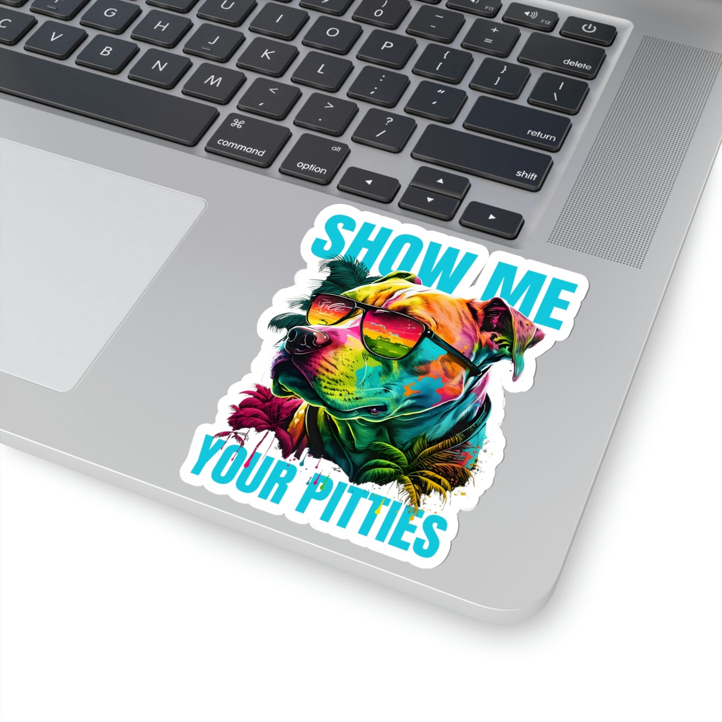 Show Me Your Pitties Pitbull Kiss-Cut Sticker