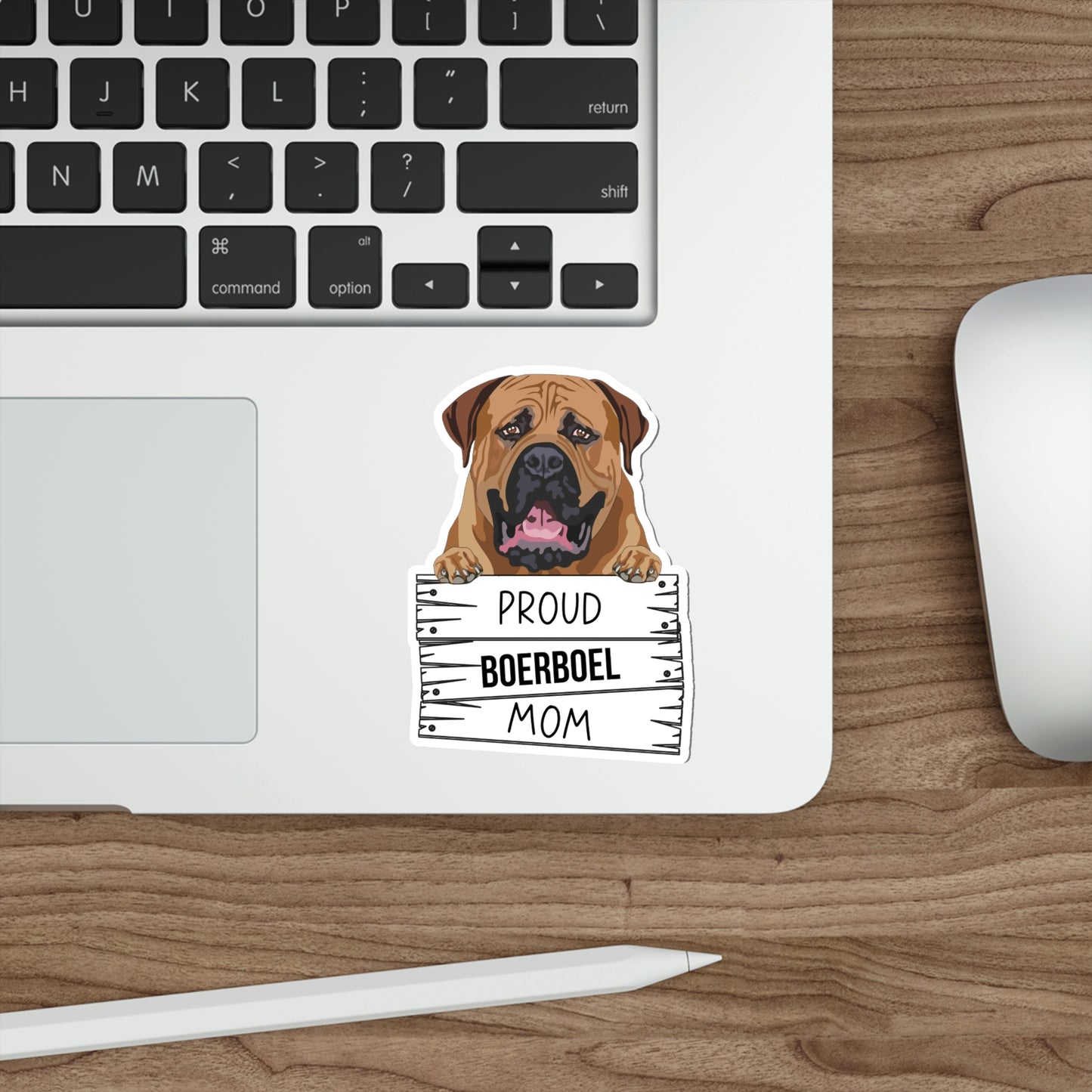 Boerboel Mom Die-Cut Stickers