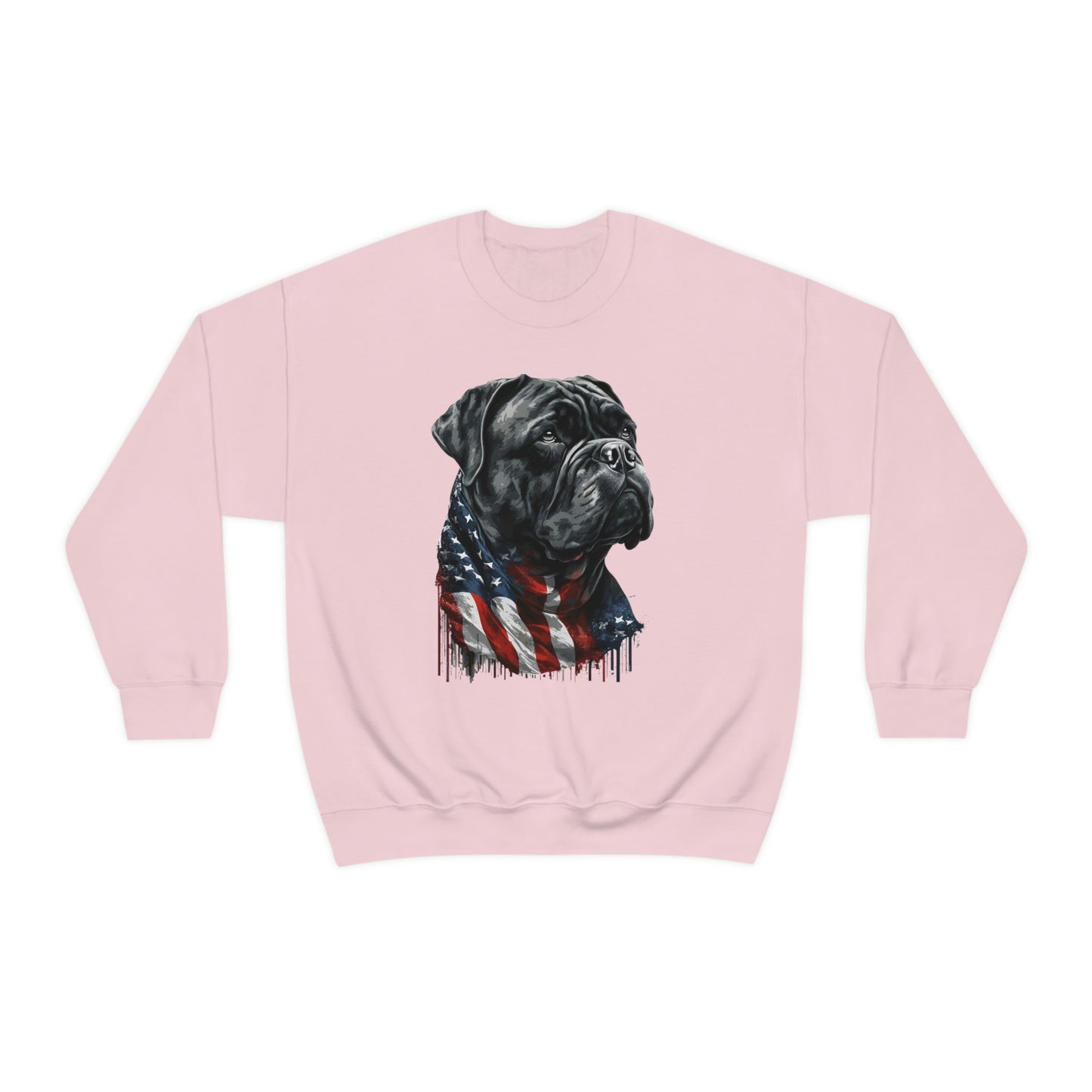 Cane Corso American Flag Crewneck Sweater