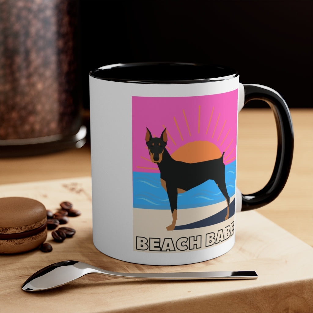 Beach Babe Doberman Mug