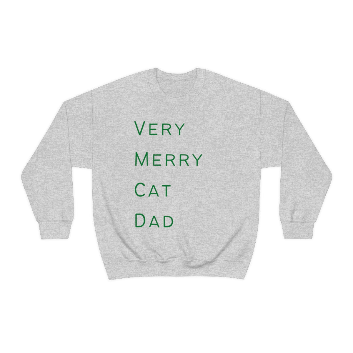 Very Merry Cat Dad Crewneck Sweater