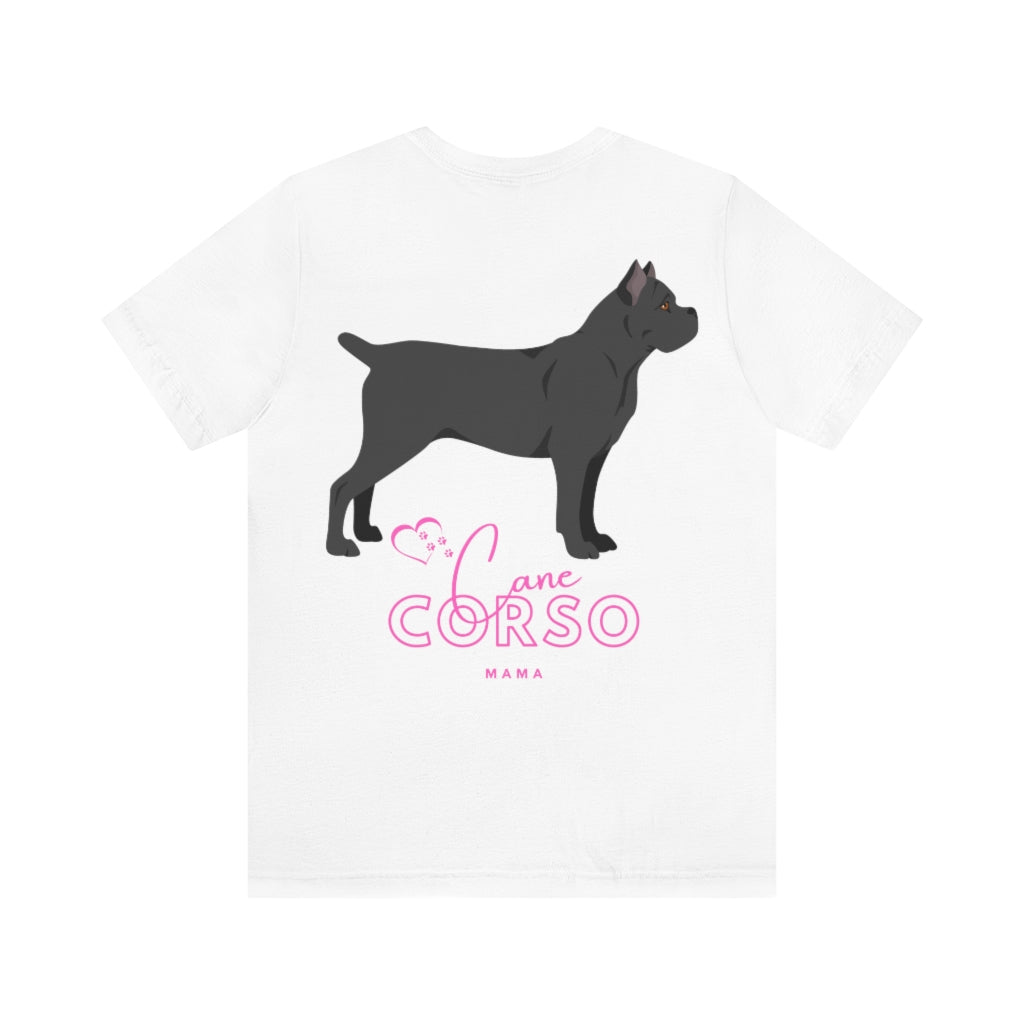 Dog Mom | Dog Mama | Dog Mom Tee | New Dog Mom | Italian Mastiff | Womens Clothing | Back of Shirt Graphic