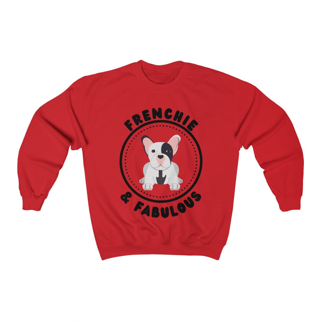 Frenchie & Fabulous Sweatshirt | Dog Mom | Dog Dad | Dog Mama | Frenchie Mom | French Bulldog | Dog Life | New Dog Mom Gift | Frenchie tee