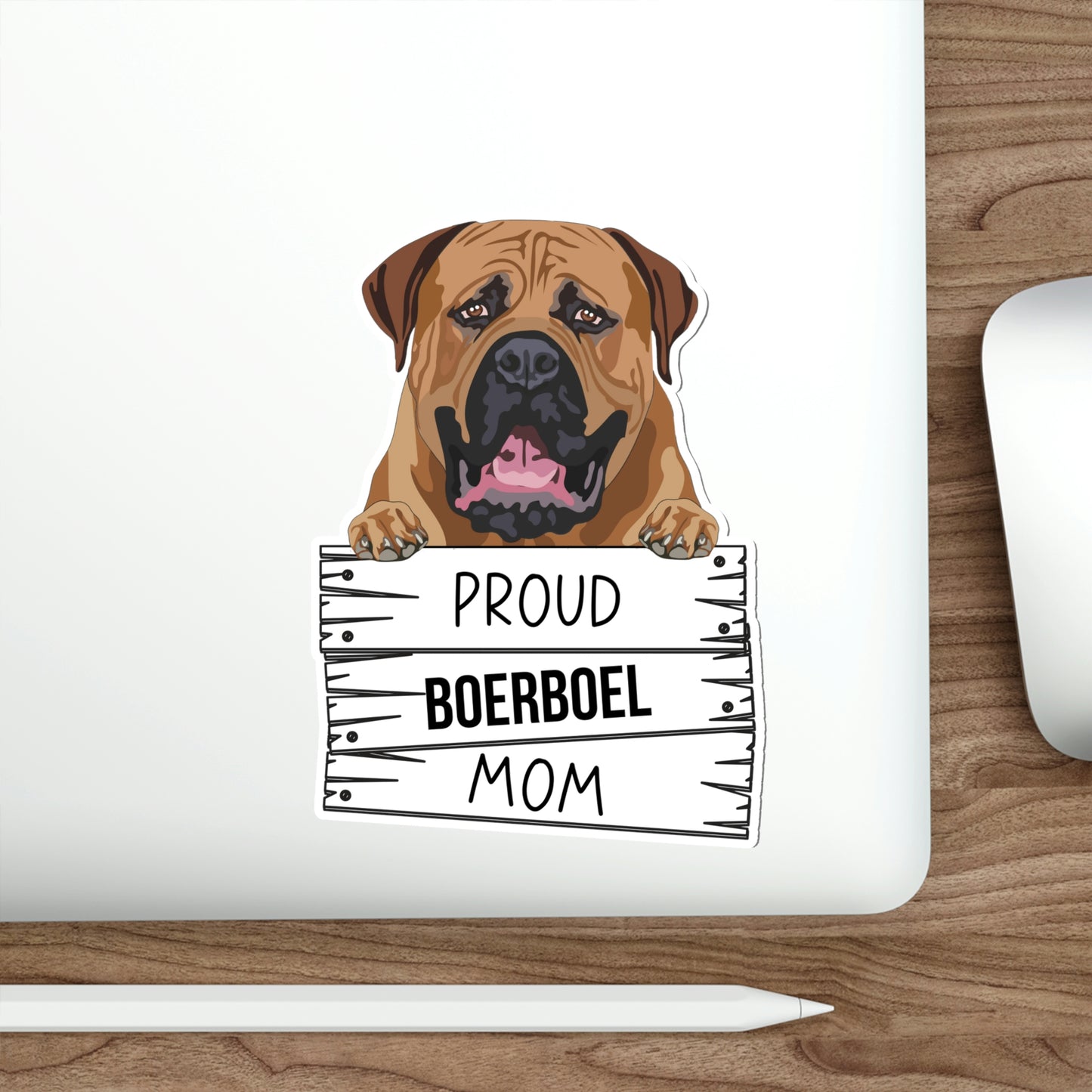 Boerboel Mom Die-Cut Stickers