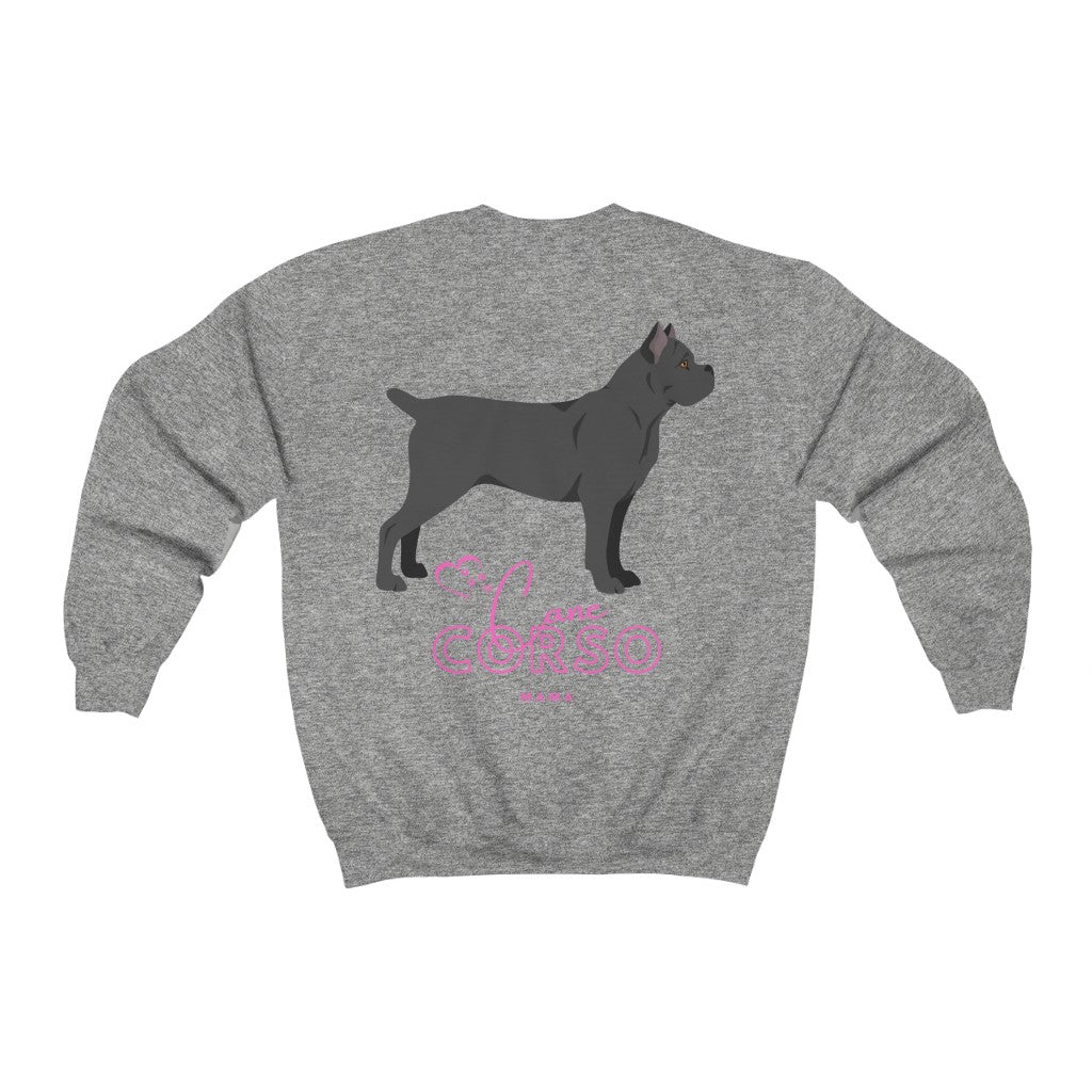 Black Cane Corso Mama Sweatshirt | Italian Mastiff | Dog Lover | Dog Mama | Dog Lover | Dog Mom | Mom Life | Dog Life | Dog T | Dog Shirt