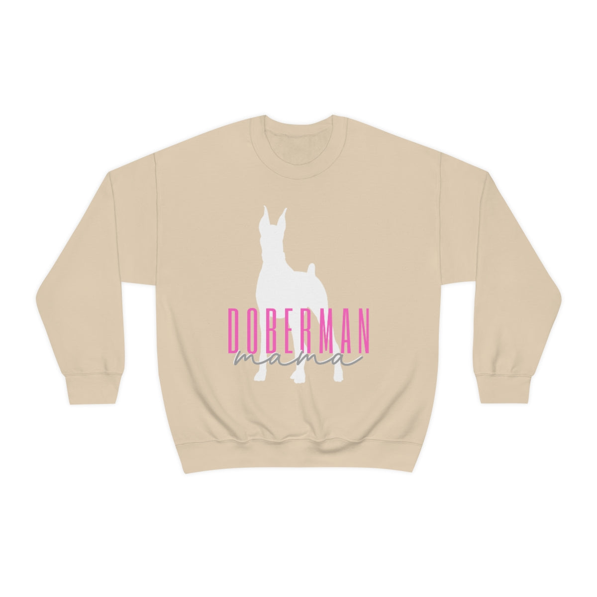 Doberman mama Crewneck Sweater - Customizable