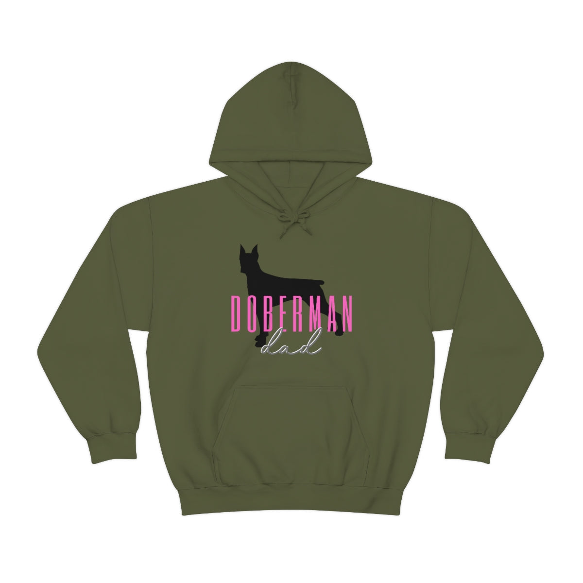 Doberman Dad Hoodie - Customizable