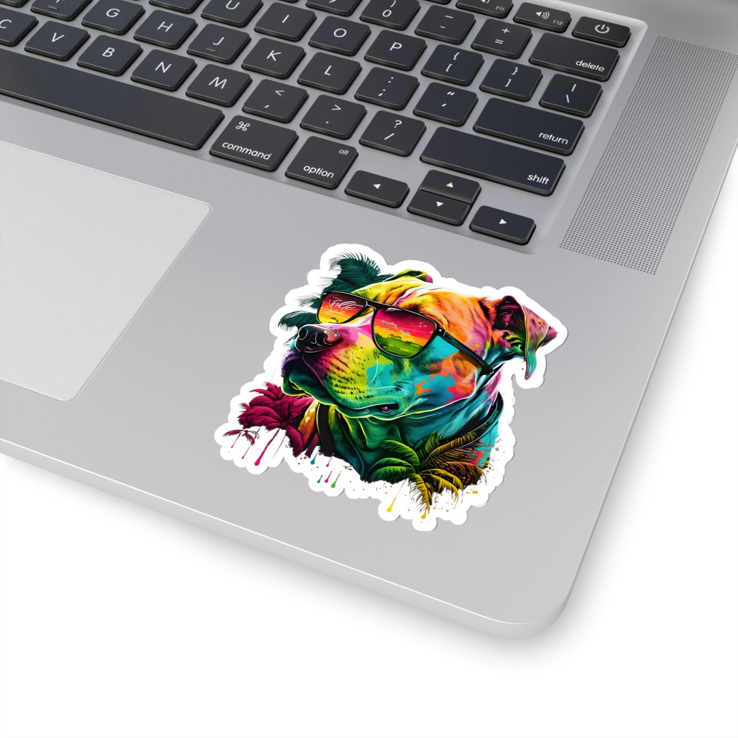 Tropical Pitbull Kiss-Cut Stickers