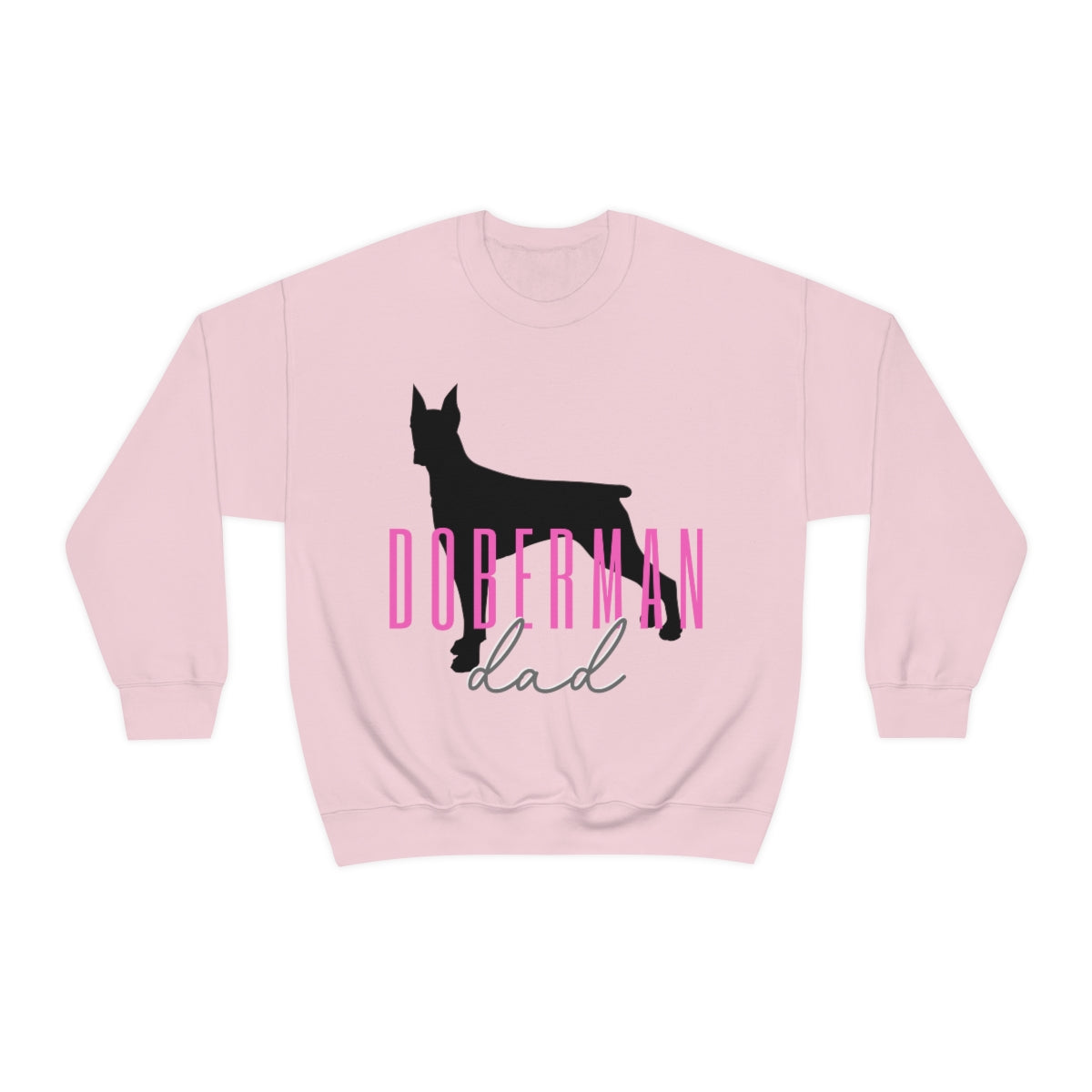 Doberman dad Crewneck Sweater - Customizable