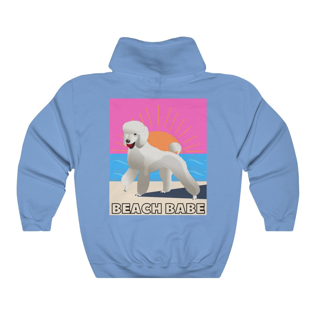 Beach Babe Poodle Hoodie