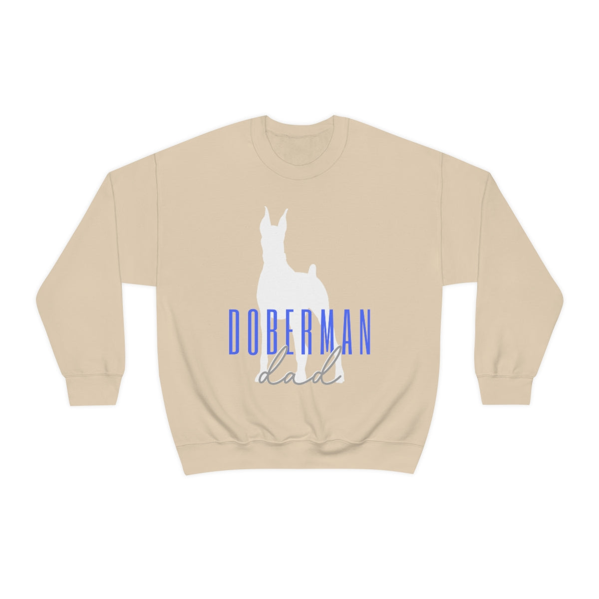 Doberman dad Crewneck Sweater - Customizable