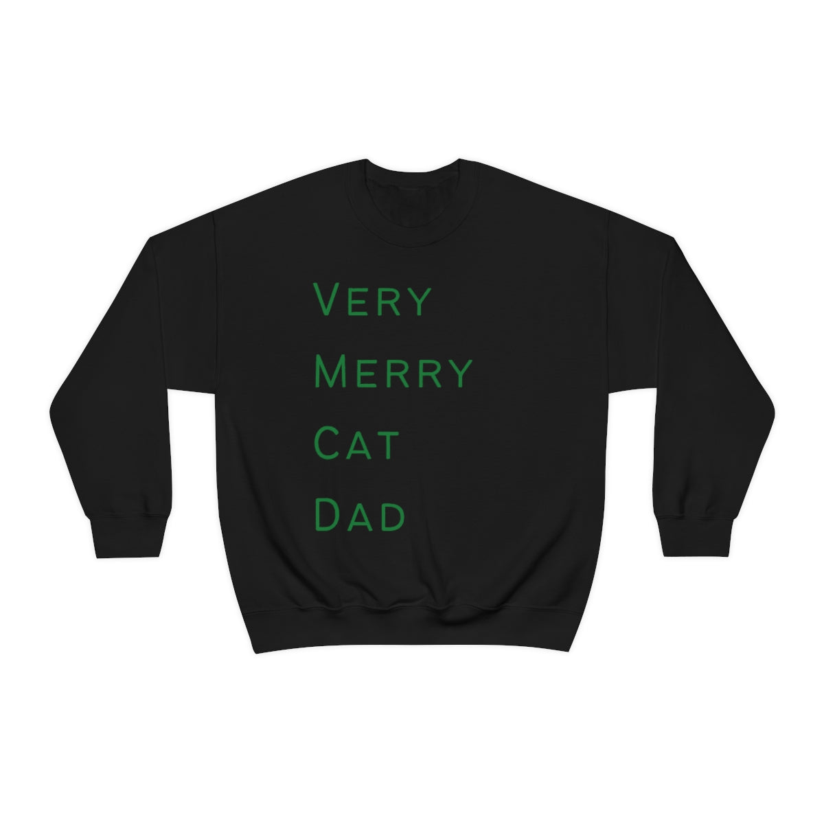 Very Merry Cat Dad Crewneck Sweater