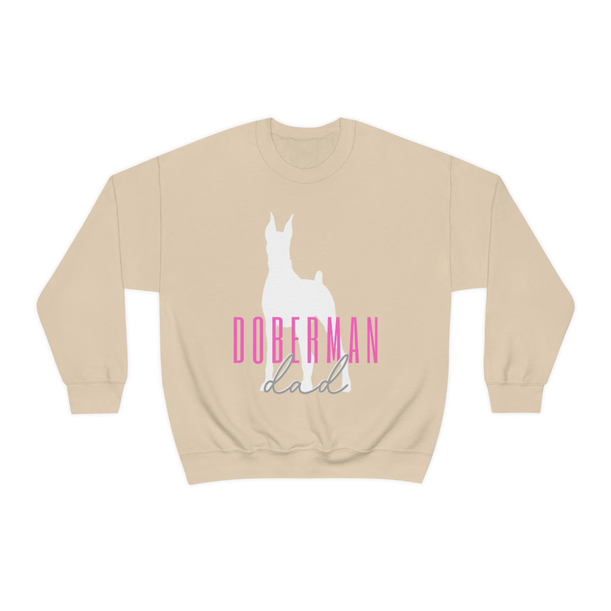 Doberman dad Crewneck Sweater - Customizable