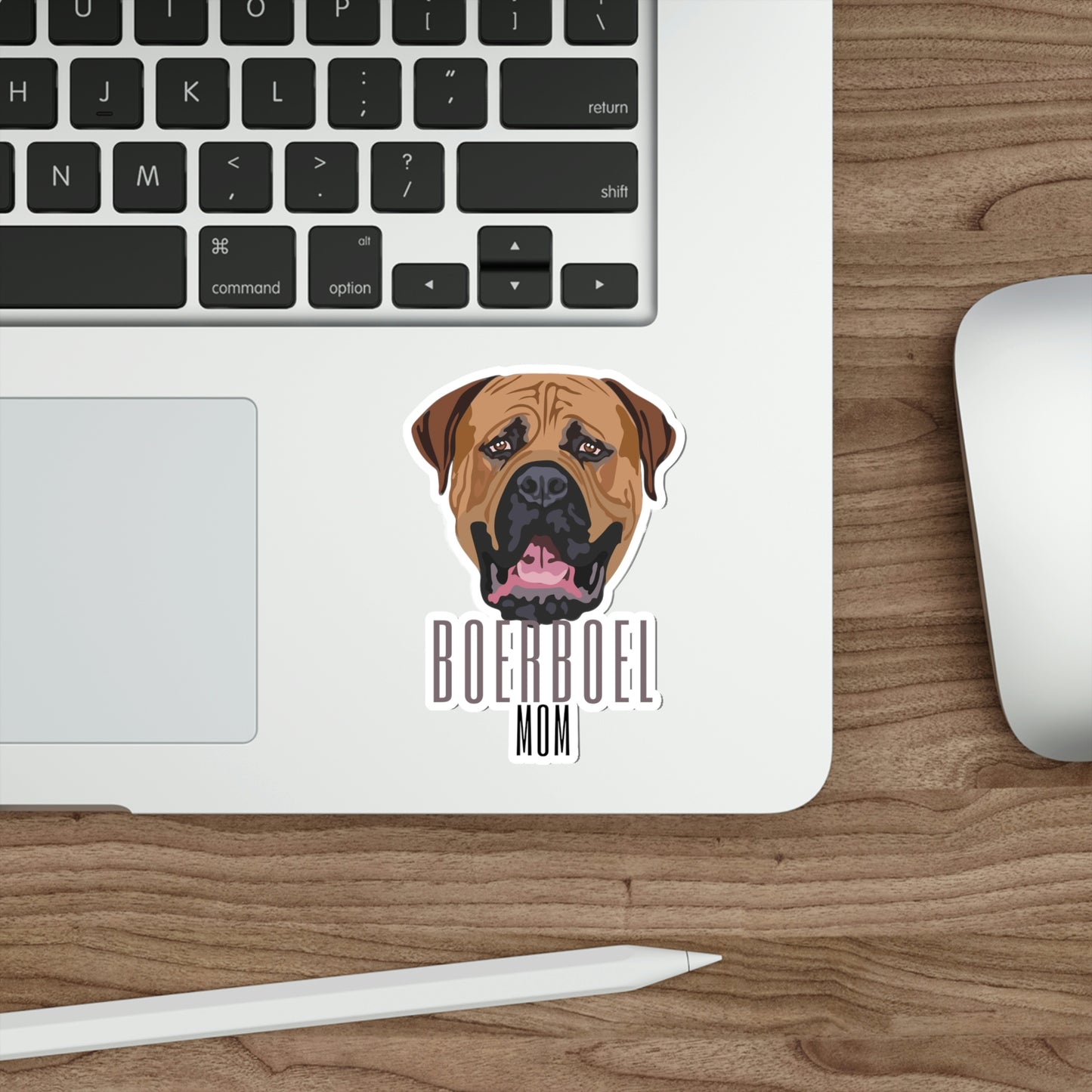 Boerboel Mom Die-Cut Sticker Car Decal