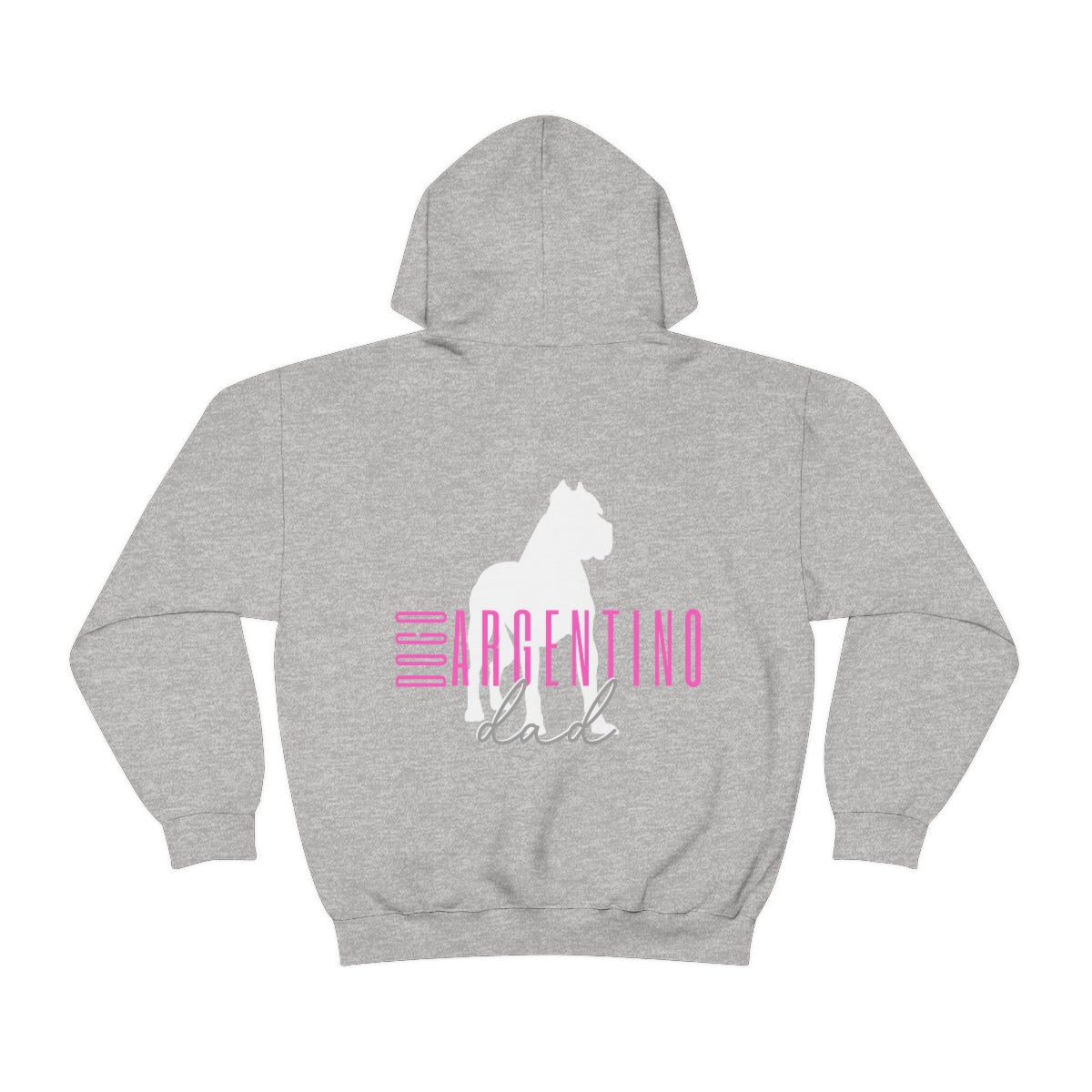 Dogo Argentino Dad Hoodie - Customizable