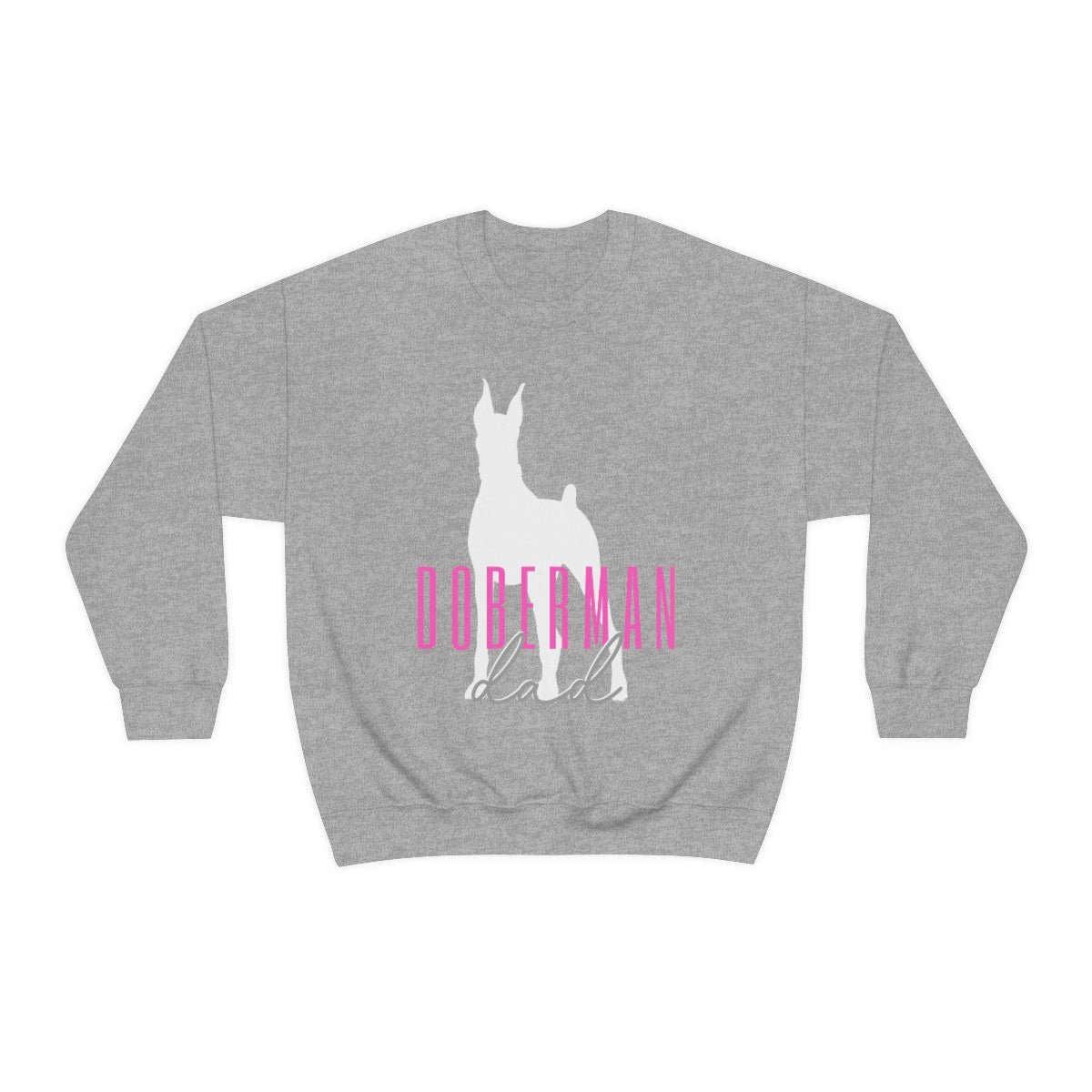 Doberman dad Crewneck Sweater - Customizable