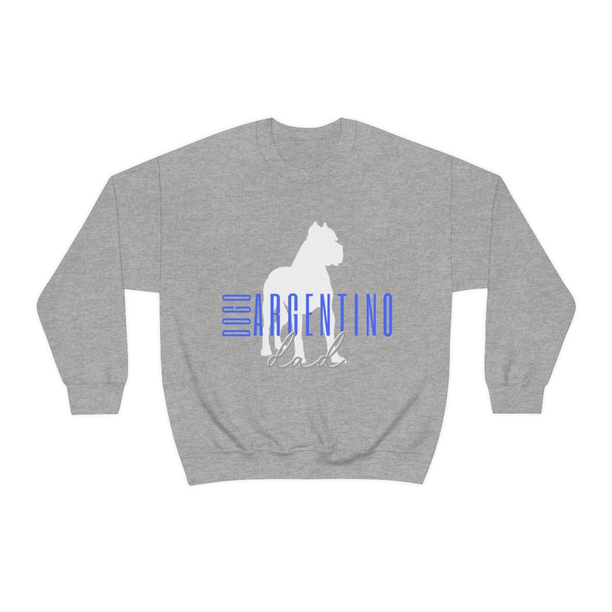 Dogo Argentino Dad Crewneck Sweater - Customizable