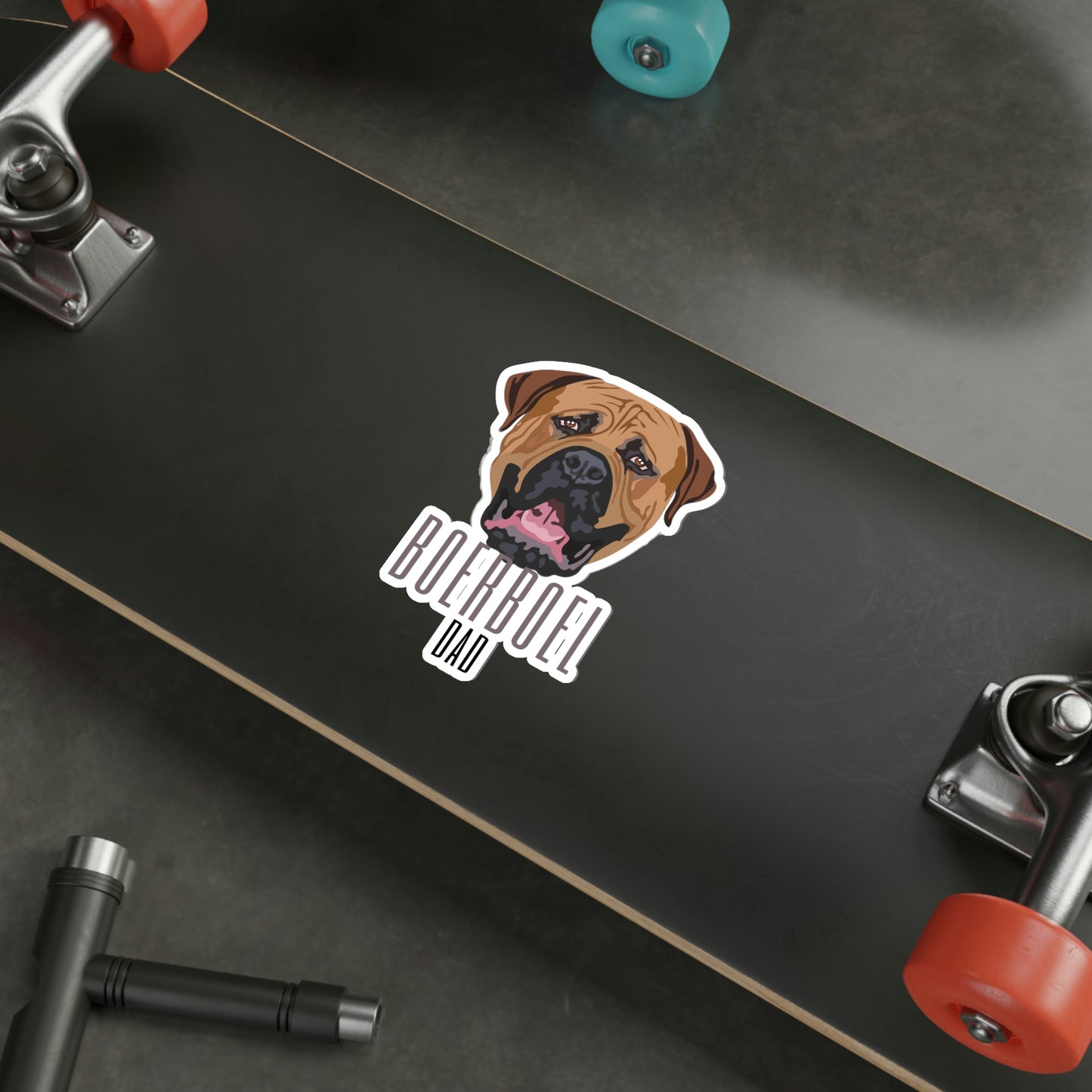 Boerboel Dad Die-Cut Sticker